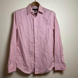 Banana Republic Pink Striped Men’s Button-Up - S (Slim Fit)